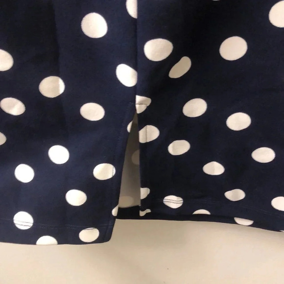 Chic Navy & White Polka Dot Midi Dress - Retro Inspired - Size M/L (Estimate) - Picture 7 of 7